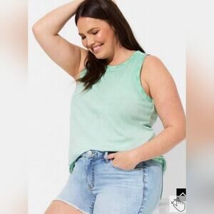 Torrid 4 Green Slash Classic Fit NWT